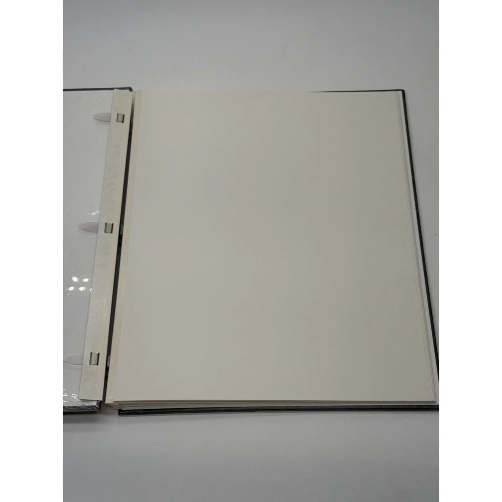 Webway Vanguard Scrapbook Photo Album Grey W-521T Archival 30 Pages Made in USA